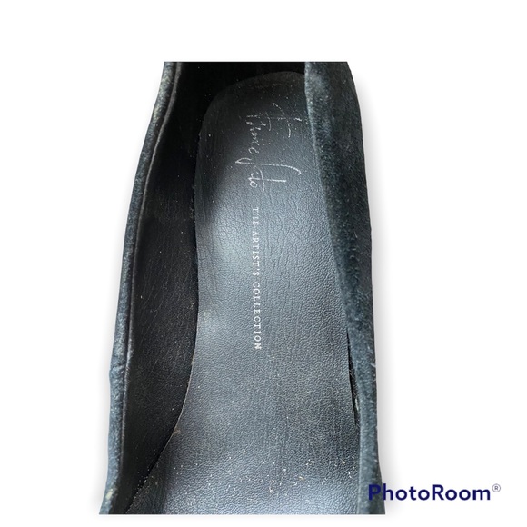 Black heel Swede shoes size 8 JustFab - Picture 5 of 6